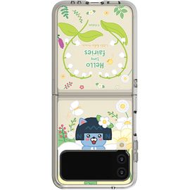 [S2B]Little Kakao Friends Hello Tiny Fairies Z Flip 3 Transparent Hard case _Kakao Friends' character for Galaxy Z Flip3 _Made in Korea
